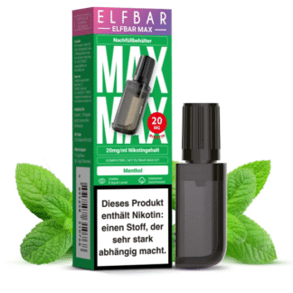 ELF Bar MAX - Náhradná náplň - Menthol- 10 ml - 20 mg/ml