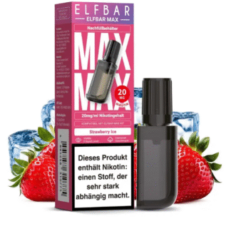 ELF Bar MAX - Náhradná náplň - Strawberry Ice - 10 ml - 20 mg/ml