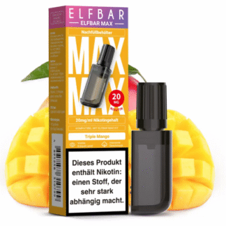 ELF Bar MAX - Náhradná náplň - Triple Mango - 10 ml - 20 mg/ml